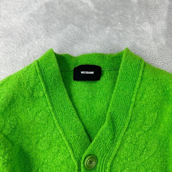 We11Done Logo Jacquard knit Cardigan Women’s Size Small - Picture 10 of 14